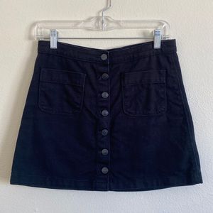 Brandy Melville Black Mini Skirt